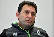 18 June 2018; IRFU Performance Director David Nucifora speaking at a media briefing in Sydney, Australia. Photo by Brendan Moran/Sportsfile