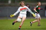 17 June 2018; Amy Mahon of Mayo in action during the All-Ireland Ladies Football U14 B Final between Mayo and Tipperary at Duggan Park in Ballinasloe, Co. Galway. Photo by Harry Murphy/Sportsfile