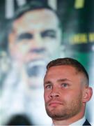 18 June 2018; Boxer Carl Frampton during a press conference at the National Stadium at Windsor Park in Belfast. Photo by Seb Daly/Sportsfile
