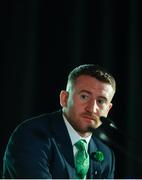 18 June 2018; Boxer Paddy Barnes during a press conference at the National Stadium at Windsor Park in Belfast. Photo by Seb Daly/Sportsfile