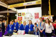 18 June 2018; Students from Scartleigh National School, Cloyne, Cork, with their teacher Amy McCarthy at the Book of Bia stand during the JEP National Showcase Day in the RDS Simmonscourt, Ballsbridge, Dublin. Photo by Eóin Noonan/Sportsfile