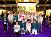 18 June 2018; Students from Burrow National School, Sutton, Dublin at the 'Pet Purrfect' stand during the JEP National Showcase Day in the RDS Simmonscourt, Ballsbridge, Dublin. Photo by Eóin Noonan/Sportsfile
