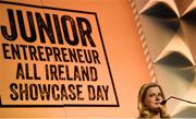 18 June 2018; RTE weather presenter Nuala Carey at the JEP National Showcase Day in the RDS Simmonscourt, Ballsbridge, Dublin Photo by David Fitzgerald/Sportsfile