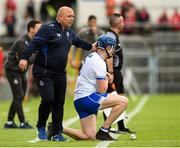 17 June 2018; Waterford manager Derek McGrath with Austin Gleeson during the Munster GAA Hurling Senior Championship Round 5 match between Waterford and Cork at Semple Stadium in Thurles, Tipperary. Photo by Matt Browne/Sportsfile