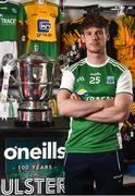 19 June 2018; Tomas Corrigan of Fermanagh during an Ulster GAA Senior Football Championship Final press conference at O'Neill's Sports Store in Strabane, Co. Tyrone. Photo by Oliver McVeigh/Sportsfile