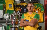 19 June 2018; Paul Brennan of Donegal during an Ulster GAA Senior Football Championship Final press conference at O'Neill's Sports Store in Strabane, Co. Tyrone. Photo by Oliver McVeigh/Sportsfile