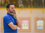 19 June 2018; Blue Magic coach Adam Kowalik during the FAI Futsal Final match between Blue Magic and Futsambas Naas at Gormanstown College in Gormanstown, Co Meath. Photo by Matt Browne/Sportsfile