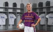 20 June 2018; The Ladies Gaelic Football Association and Orreco have announced a groundbreaking technology partnership which will see LGFA promote a new app for women, created by the world-leading Irish sports data, biomarker and performance experts. FitrWoman provides personalised day-to-day evidence based training and nutrition suggestions tailored to the changing hormones in a woman’s menstrual cycle. Pictured at the launch is Bernie Breen of Wexford at Croke Park in Dublin. Photo by Piaras Ó Mídheach/Sportsfile