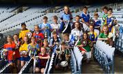 20 June 2018; The winning Hurling and Camogie captains from the recent Allianz Cumann na mBunscol Áth Cliath finals pictured at Croke Park in Dublin. Photo by David Fitzgerald/Sportsfile