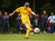 15 June 2018; Sean Fitzpatrick of Wexford takes a shot at goal in the Plate Final match between Cork and Wexford during the SFAI Kennedy Cup Finals at University of Limerick, Limerick. Photo by Tom Beary/Sportsfile