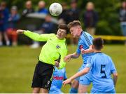 15 June 2018; Dean Owens of Kildare in action against Craig King of DDSL in the Kennedy Cup Final match between DDSL and Kildare during the SFAI Kennedy Cup Finals at University of Limerick, Limerick. Photo by Tom Beary/Sportsfile