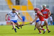 20 June 2018; Garry Cullinane of Waterford in action against David Lowney of Cork during the Bord Gais Energy Munster Under 21 Hurling Championship Semi-Final match between Cork and Waterford at Pairc Ui Chaoimh in Cork. Photo by Eóin Noonan/Sportsfile