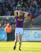 20 June 2018; Stephen O'Gorman of Wexford reacts after hitting a wide during the Bord Gáis Energy Leinster GAA Hurling U21 Championship Semi-Final match between Dublin and Wexford at Parnell Park in Dublin. Photo by David Fitzgerald/Sportsfile
