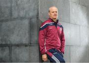 25 June 2018; Galway manager Micheál Donoghue poses for a portrait following a Galway Hurling press conference at the Loughrea Hotel & SPA, in Loughrea, Co. Galway. Photo by Harry Murphy/Sportsfile