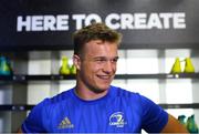 21 June 2018; The Leinster Rugby players were back for pre-season training today in UCD and new kit partner adidas were on hand to kit out the players with their new training apparel for 2018/19. The adidas boot van was also on site in UCD for players to try on the latest adidas footwear ahead of pre-season training. The new adidas Leinster Rugby training kit will be available to pre-order from Life Style Sports from this Friday, 22nd June 2018 at lifestylesports.com. Pictured is Josh van der Flier. Photo by Ramsey Cardy/Sportsfile