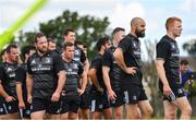 21 June 2018; The Leinster Rugby players were back for pre-season training today in UCD and new kit partner adidas were on hand to kit out the players with their new training apparel for 2018/19. The adidas boot van was also on site in UCD for players to try on the latest adidas footwear ahead of pre-season training. The new adidas Leinster Rugby training kit will be available to pre-order from Life Style Sports from this Friday, 22nd June 2018 at lifestylesports.com. Photo by Ramsey Cardy/Sportsfile