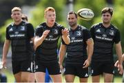 21 June 2018; The Leinster Rugby players were back for pre-season training today in UCD and new kit partner adidas were on hand to kit out the players with their new training apparel for 2018/19. The adidas boot van was also on site in UCD for players to try on the latest adidas footwear ahead of pre-season training. The new adidas Leinster Rugby training kit will be available to pre-order from Life Style Sports from this Friday, 22nd June 2018 at lifestylesports.com. Pictured is Ciaran Frawley during squad training. Photo by Ramsey Cardy/Sportsfile