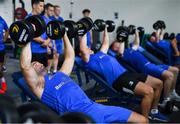 21 June 2018; The Leinster Rugby players were back for pre-season training today in UCD and new kit partner adidas were on hand to kit out the players with their new training apparel for 2018/19. The adidas boot van was also on site in UCD for players to try on the latest adidas footwear ahead of pre-season training. The new adidas Leinster Rugby training kit will be available to pre-order from Life Style Sports from this Friday, 22nd June 2018 at lifestylesports.com. Pictured is Dave Kearney. Photo by Ramsey Cardy/Sportsfile