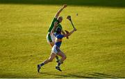 21 June 2018; Wille O'Meara of Limerick in action against Jerome Cahill of Tipperary during the Bord Gais Energy Munster Under 21 Hurling Championship Semi-Final match between Tipperary and Limerick at Semple Stadium in Thurles, Tipperary. Photo by Eóin Noonan/Sportsfile