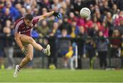 17 June 2018; Damien Comer of Galway scores a late point during the Connacht GAA Football Senior Championship Final match between Roscommon and Galway at Dr Hyde Park in Roscommon. Photo by Piaras Ó Mídheach/Sportsfile