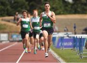 23 June 2018; Louis O'Loughlin of Moyle Park, Clondalkin, Dublin, on his way to winning the Boys 800m event, during the Irish Life Health Tailteann Games T&F Championships at Morton Stadium, in Santry, Dublin. Photo by Tomás Greally/Sportsfile