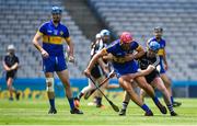 23 June 2018; Nathan Unwin of Lancashire in action against David Collery of Sligo during the Lory Meagher Cup Final match between Lancashire and Sligo at Croke Park in Dublin. Photo by David Fitzgerald/Sportsfile