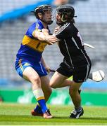 23 June 2018; Larry Cadden of Sligo in action against Ross Mullins of Lancashire during the Lory Meagher Cup Final match between Lancashire and Sligo at Croke Park in Dublin. Photo by David Fitzgerald/Sportsfile