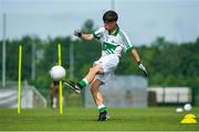 23 June 2018; Tristan O'Connor from Sallins GAA Club in Co. Kildare in action during the John West Skills Day in the National Sports Campus on Saturday 23rd June. The Skills Day is an opportunity for Ireland’s rising football, hurling & camogie stars to show their skills as part of the John West Féile na nÓg and John West Féile na nGael competitions. At the National Sports Campus in Blanchardstown, Dublin. Photo by Seb Daly/Sportsfile