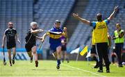 23 June 2018; Justin Cleere of Lancashire in action against Gerard O'Kelly-Lynch of Sligo during the Lory Meagher Cup Final match between Lancashire and Sligo at Croke Park in Dublin. Photo by David Fitzgerald/Sportsfile
