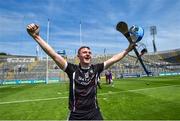 23 June 2018; Kevin Banks of Sligo celebrates at the final whistle during the Lory Meagher Cup Final match between Lancashire and Sligo at Croke Park in Dublin. Photo by David Fitzgerald/Sportsfile