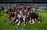 23 June 2018; Sligo players celebrate following the Lory Meagher Cup Final match between Lancashire and Sligo at Croke Park in Dublin. Photo by David Fitzgerald/Sportsfile