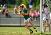 23 June 2018; Amy Foley of Kerry celebrates after scoring her side's second goal of the game during the TG4 Munster Ladies Senior Football Final match between Cork and Kerry at CIT in Bishopstown, Cork. Photo by Eóin Noonan/Sportsfile
