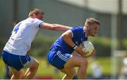 23 June 2018; Dermot Malone of Monaghan in action against James McGrath of Waterford during the GAA Football All-Ireland Senior Championship Round 2 match between Waterford and Monaghan at Fraher Field in Dungarvan, Waterford. Photo by Daire Brennan/Sportsfile