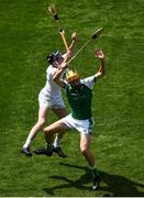 23 June 2018; Mark Dwyer of London in action against Mark Moloney of Kildare during the Christy Ring Cup Final match between London and Kildare at Croke Park in Dublin. Photo by David Fitzgerald/Sportsfile
