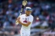 23 June 2018; Jack Sheridan of Kildare shoots to score his side's third goal during the Christy Ring Cup Final match between London and Kildare at Croke Park in Dublin. Photo by David Fitzgerald/Sportsfile