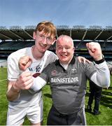 23 June 2018; Kildare manager Joe Quaid and James Burke of Kildare celebrate following the Christy Ring Cup Final match between London and Kildare at Croke Park in Dublin. Photo by David Fitzgerald/Sportsfile