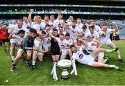 23 June 2018; Kildare players celebrate following the Christy Ring Cup Final match between London and Kildare at Croke Park in Dublin. Photo by David Fitzgerald/Sportsfile