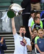 23 June 2018; Kildare captain Brian Byrne lifts the cup following the Christy Ring Cup Final match between London and Kildare at Croke Park in Dublin. Photo by David Fitzgerald/Sportsfile
