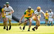 23 June 2018; Declan Coulter of Donegal in action against Paul Hoban of Warwickshire during the Nicky Rackard Cup Final match between Donegal and Warwickshire at Croke Park in Dublin. Photo by David Fitzgerald/Sportsfile