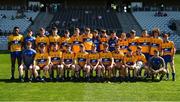 23 June 2018; The Clare squad prior to the Electric Ireland Munster GAA Football Minor Championship Final match between Kerry and Clare at Páirc Ui Chaoimh in Cork. Photo by Stephen McCarthy/Sportsfile