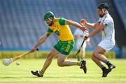 23 June 2018; Stephen Gillespie of Donegal in action against Niall Kennedy of Warwickshire during the Nicky Rackard Cup Final match between Donegal and Warwickshire at Croke Park in Dublin. Photo by David Fitzgerald/Sportsfile