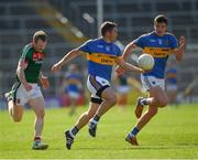 23 June 2018; Liam McGrath of Tipperary, with support from Jack Kennedy in action against Colm Boyle of Mayo during the GAA Football All-Ireland Senior Championship Round 2 match between Tipperary and Mayo at Semple Stadium in Thurles, Tipperary. Photo by Ray McManus/Sportsfile