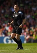 23 June 2018; Referee Maurice Deegan during the GAA Football All-Ireland Senior Championship Round 2 match between Tipperary and Mayo at Semple Stadium in Thurles, Tipperary. Photo by Ray McManus/Sportsfile