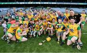 23 June 2018; Donegal players celebrate following the Nicky Rackard Cup Final match between Donegal and Warwickshire at Croke Park in Dublin. Photo by David Fitzgerald/Sportsfile