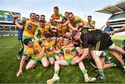 23 June 2018; Donegal players celebrate following the Nicky Rackard Cup Final match between Donegal and Warwickshire at Croke Park in Dublin. Photo by David Fitzgerald/Sportsfile