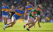 23 June 2018; Evan Regan of Mayo in action against Robbie Kiely of Tipperary during the GAA Football All-Ireland Senior Championship Round 2 match between Tipperary and Mayo at Semple Stadium in Thurles, Tipperary. Photo by Ray McManus/Sportsfile
