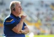23 June 2018; Clare manager Mike Brennan during the Electric Ireland Munster GAA Football Minor Championship Final match between Kerry and Clare at Páirc Ui Chaoimh in Cork. Photo by Stephen McCarthy/Sportsfile