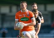 23 June 2018; Aaron McKay of Armagh in action against Sean Carrabine of Sligo during the GAA Football All-Ireland Senior Championship Round 2 match between Sligo and Armagh at Markievicz Park in Sligo. Photo by Oliver McVeigh/Sportsfile