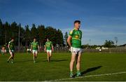 23 June 2018; Shane Quinn of Leitrim lines up for the National Anthem ahead of the GAA Football All-Ireland Senior Championship Round 2 match between Leitrim and Louth at Páirc Seán Mac Diarmada in Carrick-on-Shannon, Co. Leitrim. Photo by Ramsey Cardy/Sportsfile