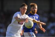 23 June 2018; Neil Flynn of Kildare shoots under pressure from Conor Berry of Longford during the GAA Football All-Ireland Senior Championship Round 2 match between Longford and Kildare at Glennon Brothers Pearse Park in Longford. Photo by Piaras Ó Mídheach/Sportsfile